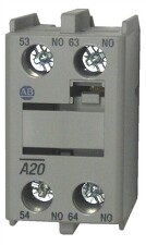 ALLEN BRADLEY 100-FA20 Blok pomocných kontaktů pro čelní montáž, 2 N.O.