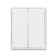 ABB 3558E-A00652 03, ELEMENT Kryt spínače dělený; bílá/bílá