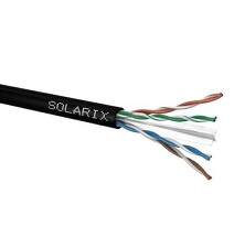 SOLARIX 27655193 SXKD-6-UTP-PE Instalační kabel  CAT6 UTP PE Fca venkovní 500m/cívka
