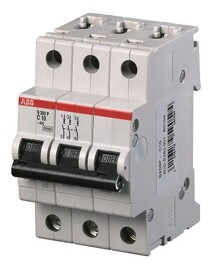 ABB ELSYNN Jistič S203P-B50 3-pól. 50A,char.B, 25kA *2CDS283001R0505