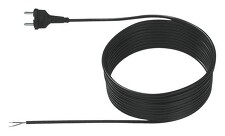 BACHMANN 240.189 Přívodní kabel pro vysavače 10,0m H05VV-F2x0,75mm2, vidlice/ kab. dutinky