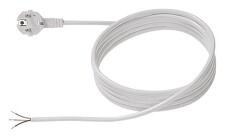 BACHMANN 301.274 Přívodní kabel  2,0m H03VV-F3G0,75mm2, úhlová vidlice/kab. dutinky,bílá