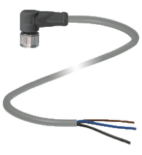 PEPPERL+FUCHS 116450 V11-W-5M-PVC Kabelová zásuvka, M12, 3-pin, kabel PVC 5m 3x0,34mm2