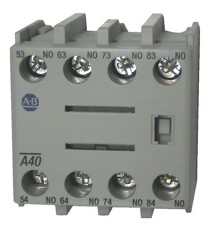 ALLEN BRADLEY 100-FA40 Blok pomocných kontaktů pro čelní montáž,  4 N.O.