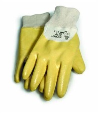 CIMCO 901147b Pletené rukavice z terylenu žlutá vel.10