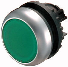 EATON 216596 M22-D-G Hlavice tlačítka, zapuštěné tlačítko,bez aret. zelená