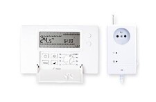 TC 2016TX Bezdrátový týdenní termostat s průchozí zásuvkou