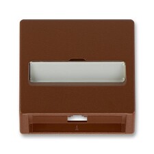 ABB 5013C-A00213 H3, CLASSIC Kryt zásuvky telefonní, jednonásobné; hnědá