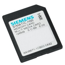SIEMENS 6AV6671-1CB00-0AX2     SIMATIC HMI MEMORY CARD 128 MB MULTI MEDIA CARD FOR OP 77B,