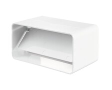 ELEMAN 1008191 VENTS 8181 - 60x204mm PVC Spojka vnější s klapkou