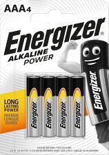 ENERGIZER Alkaline Power LR03/4 - mikrotužková baterie AAA/3+1 *EB010