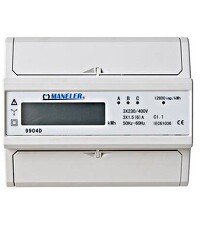 SCHRACK CSELW9904D Digitální elektroměr 3-fázový, nepřímé měření x/5A, LCD