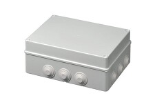 MALPRO S-BOX 606 Krabice S-BOX 606, 300 x 220 x 120 mm IP65 šedá