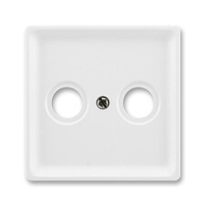 ABB 5011C-A200 B1, CLASSIC Kryt zásuvky TV+R; jasně bílá