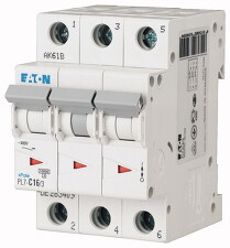 EATON 165127 PL7-C15/3 Jistič - 10kA