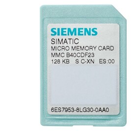 SIEMENS 6ES7953-8LG31-0AA0 SIMATIC S7, MICRO MEMORY CARD FOR S7-300/C7/ET 200,3.3 V NFLASH