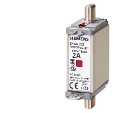 SIEMENS 3NA6820 LV HRC fuse element, NH000, In:  50 A, gG, Un AC: 500 V, Un DC:  250 V