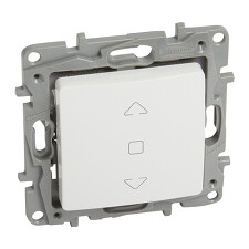 LEGRAND 764512 Niloé, tlačítkový ovladač žaluzií bílá