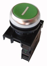 EATON 216512 M22-D-G-X1/K10 Tlačítko zapuštěné zelené, kompletní přístroj,1Z