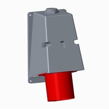 ABB 2CMA167566R1000 Přívodka nástěnná 63A 5p IP44 6h šedá-červená 463BS6