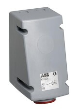 ABB 2CMA168411R1000 Zásuvka nástěnná pro smyčk. 32A 3p IP44 6h šedá-modrá 232RL6