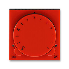 ABB 3292H-A10101 65, LEVIT Termostat univerzální otočný; červená/kouř. černá