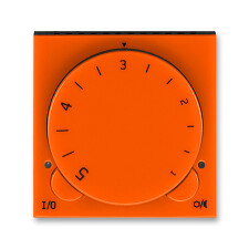 ABB 3292H-A10101 66, LEVIT Termostat univerzální otočný; oranžová/kouř. černá