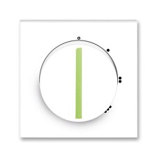 ABB 3294M-A00170 42, NEO Kryt spínače s ot.ovl., 3stp.; bílá/ledová zelená