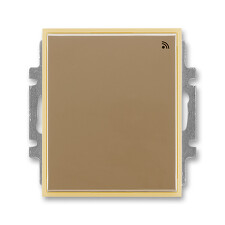 ABB 3299E-A23108 25, ELEMENT Spínač s kr.ovl., s př. RF, 868 MHz; kávová/led. opálová