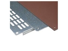 E/054108-141 Deska montážní ARIA 108 kovová děrovaná pozink 1,5mm *831338