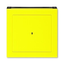 ABB 3559H-A00700 64, LEVIT Kryt spínače kartového; žlutá/kouřová černá