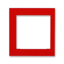 ABB 3901H-A00255 65, LEVIT Kryt rámečku s otvorem 55x55, krajní; červená
