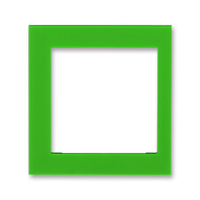 ABB 3901H-A00255 67, LEVIT Kryt rámečku s otvorem 55x55, krajní; zelená