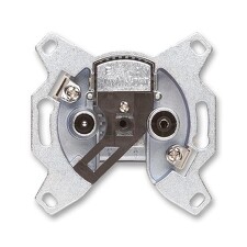 ABB 5011-A3503 Přístroj zásuvky TV+R, koncový (typ EU 3503)