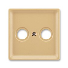ABB 5011C-A200 D2, CLASSIC Kryt zásuvky TV+R; béžová