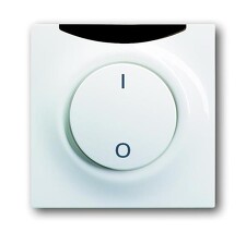 ABB 2CKA006020A1224, IMPULS Kryt spínače s inf.př.; alpská bílá; 6067-74-101-500