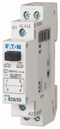 EATON 265181 Z-R230/SO Instalační relé 230V AC, 1 zap. 1 vyp. kont.