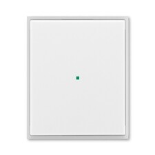 ABB 6220E-A01000 01 Kryt 1násobný, bez potisku ,bílá/ledová bílá