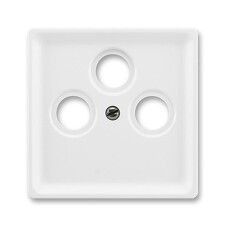 ABB 5011C-A201 B1, CLASSIC Kryt zásuvky TV+R+SAT; jasně bílá