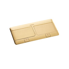 LEGRAND 054018 krabice POPUP broušená mosaz 2X4 moduly