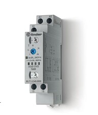 FINDER 80.71.0.240.0000 čas.relé MF, 1Z/ 1A, 24-240V AC/DC, 0,1s-24h, SSR