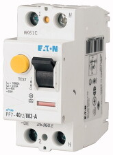 EATON 166797 PF7-100/2/003 Proudový chránič 2-pól 0.03A 100A AC