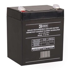 EMOS B9679 Olověný akumulátor SLA 12V 5Ah faston 6,3mm