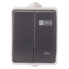 EMOS A1398.1 Přepínač nástěnný č.5 IP54 / EF602S (EF602SA)