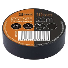 EMOS F61922 Páska PVC 19/20 černá