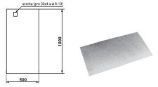 ZD Cu - Zemnící deska 100x50cm měď