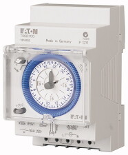 EATON 167390 TSQD1CO Spínací hodiny analogové, denní, 1kanál, 1přep.kont, Quartz