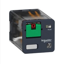 SCHNEIDER RUMC32P7 Univerzální 3P pin, 10 A, 230 V AC s LED a test. tl.